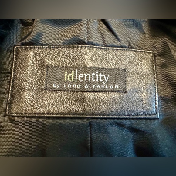 ID Entity by Lord & Taylor Moto Bomber Jacket with Removable Faux Fur Collar - Picture 13 of 14